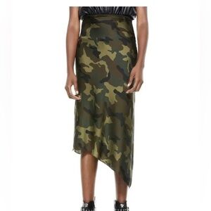 Alice + Olivia Camo Asymmetrical Midi Skirt, 2